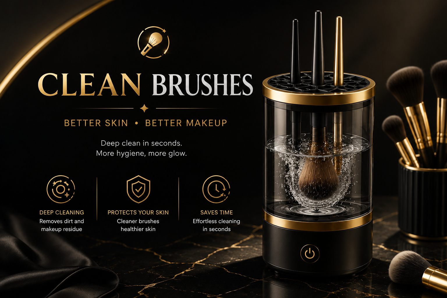 Elecetric Makeup Brush Washing Machine